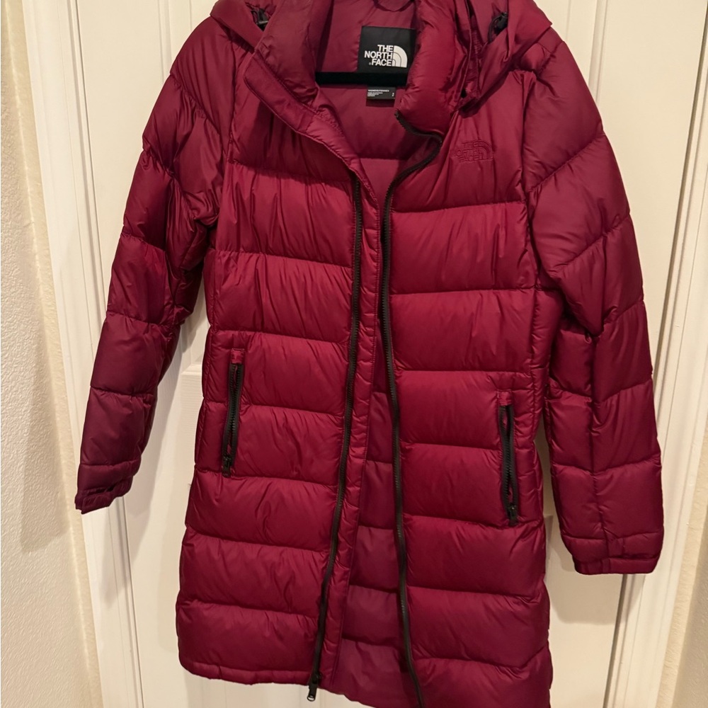 The North Face Women's Dark Red Puffer Jacket